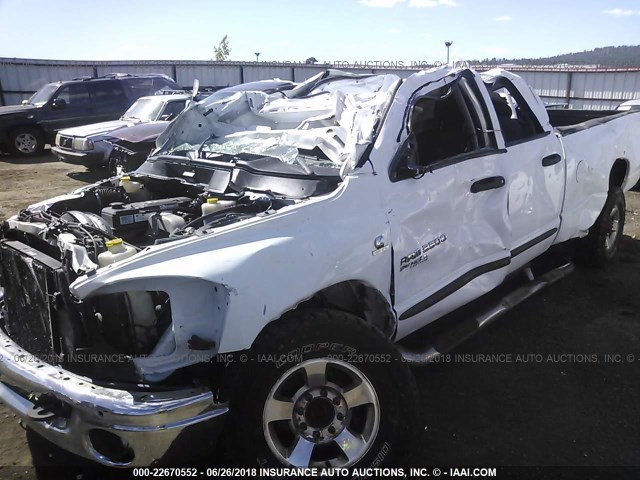 3D7LX38C66G212730 - 2006 DODGE RAM 3500 ST/SLT WHITE photo 2