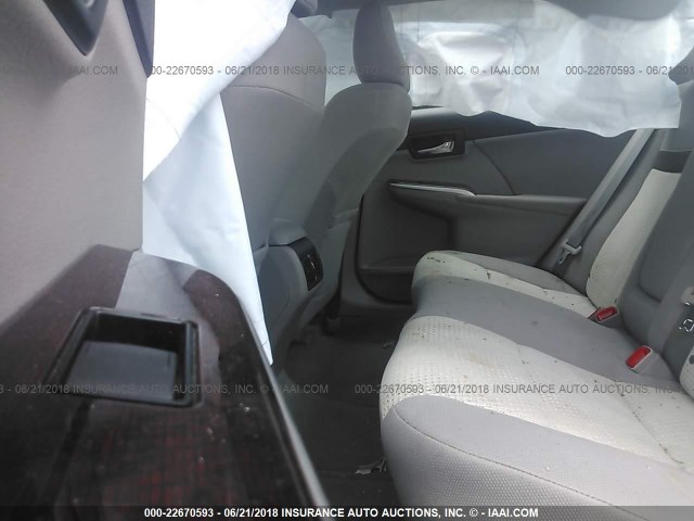 4T1BF1FK8CU027994 - 2012 TOYOTA CAMRY SE/LE/XLE 银色 照片 8