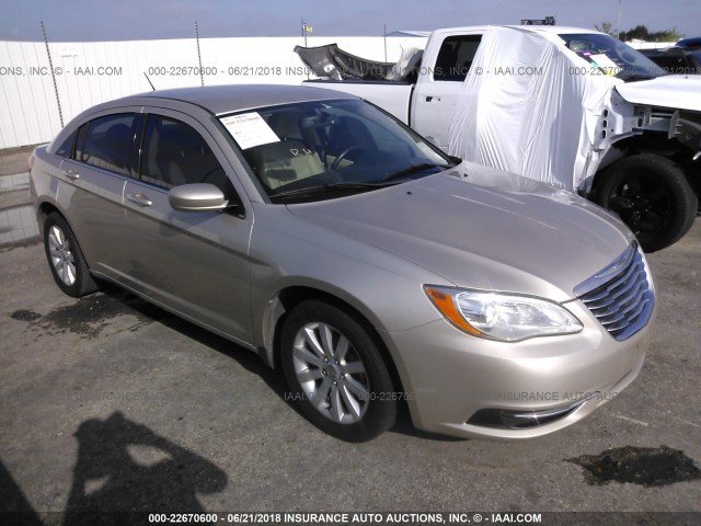 1C3CCBBB9DN724426 - 2013 CHRYSLER 200 TOURING GOLD photo 1