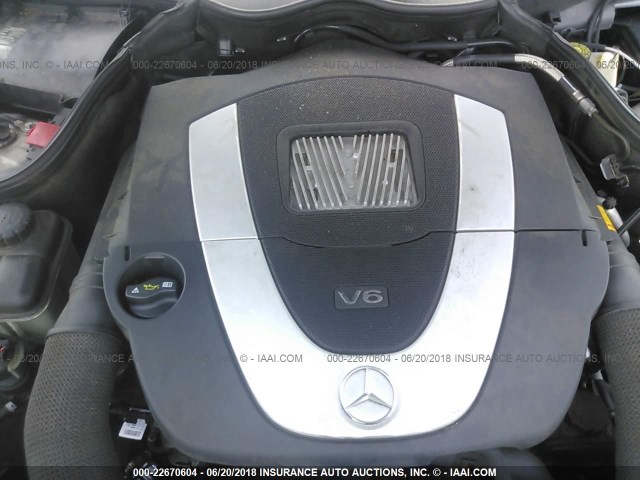 WDBTJ56H46F195688 - 2006 MERCEDES-BENZ CLK 350 SILVER photo 10