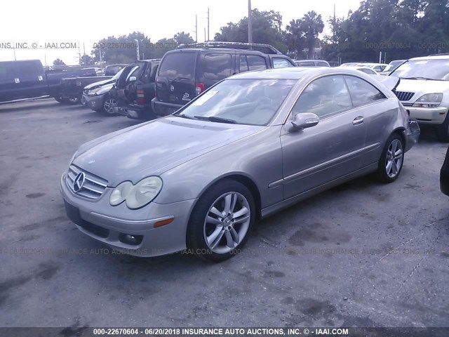 WDBTJ56H46F195688 - 2006 MERCEDES-BENZ CLK 350 SILVER photo 2