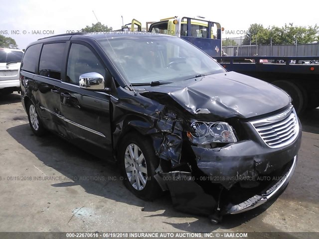 2C4RC1CG6CR278330 - 2012 CHRYSLER TOWN & COUNTRY TOURING L GREEN photo 1