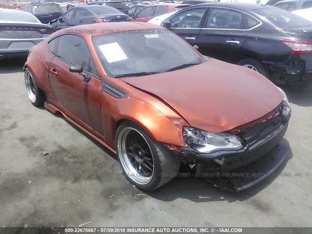 JF1ZNAA11D1732505 - 2013 TOYOTA SCION FR-S ORANGE photo 1