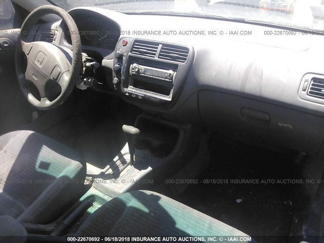 2HGEJ6619YH517005 - 2000 HONDA CIVIC SE GRAY photo 5