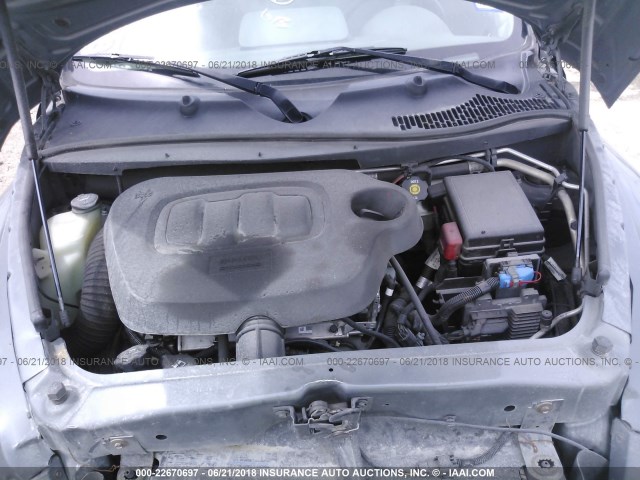 3GNCA13D68S707145 - 2008 CHEVROLET HHR LS GRAY photo 10