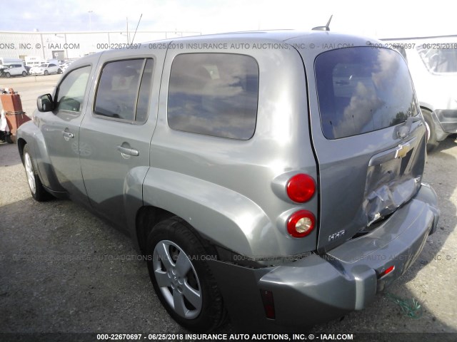 3GNCA13D68S707145 - 2008 CHEVROLET HHR LS GRAY photo 3