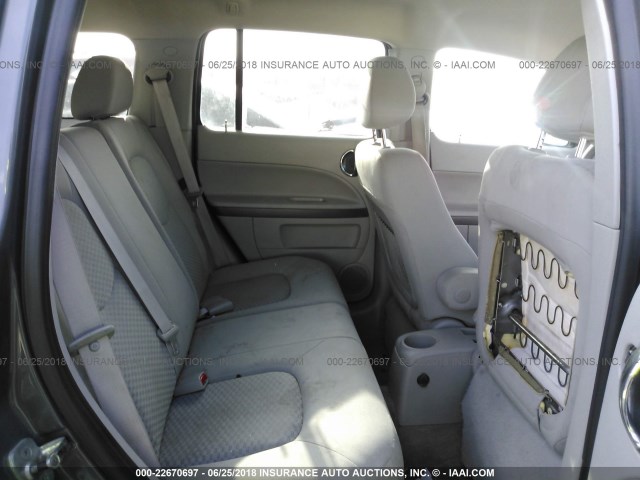 3GNCA13D68S707145 - 2008 CHEVROLET HHR LS GRAY photo 8