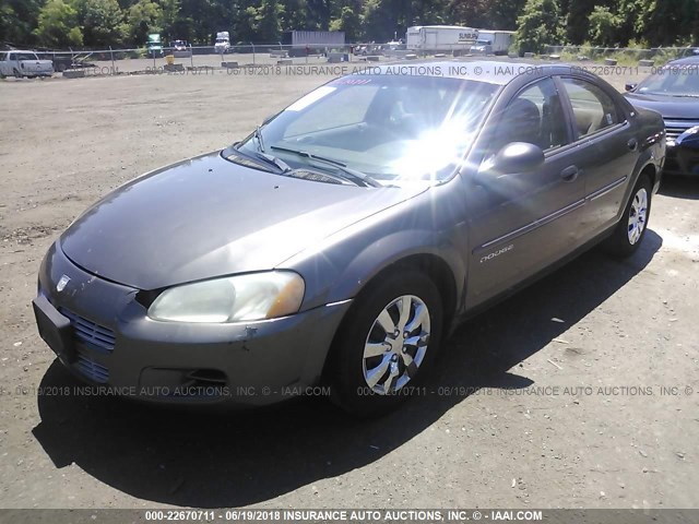 1B3AJ46X51N597326 - 2001 DODGE STRATUS SE BROWN photo 2