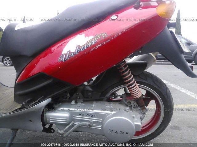 3CG3D7D4163002006 - 2006 TANK 150  Rojo foto 9