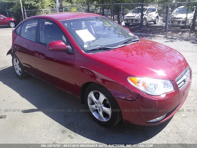 KMHDU46D49U654833 - 2009 HYUNDAI ELANTRA GLS/SE RED photo 1