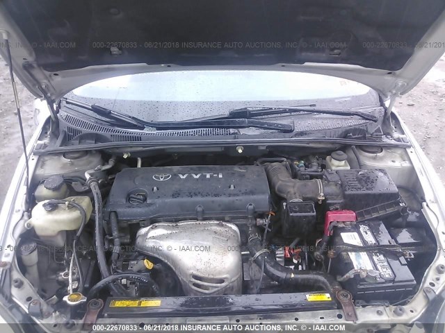 JTKDE177450050735 - 2005 TOYOTA SCION TC 银色 照片 10