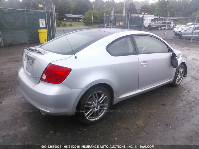 JTKDE177450050735 - 2005 TOYOTA SCION TC 银色 照片 4