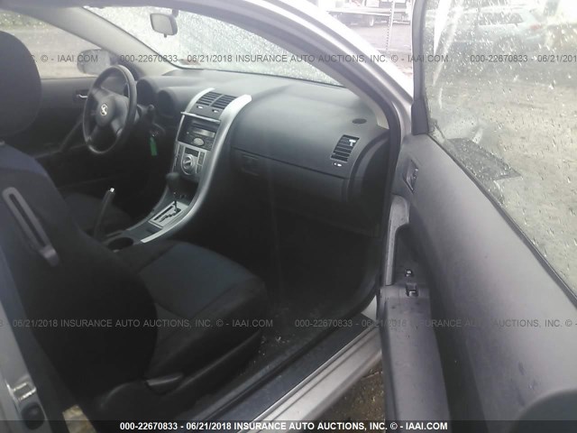 JTKDE177450050735 - 2005 TOYOTA SCION TC 银色 照片 5