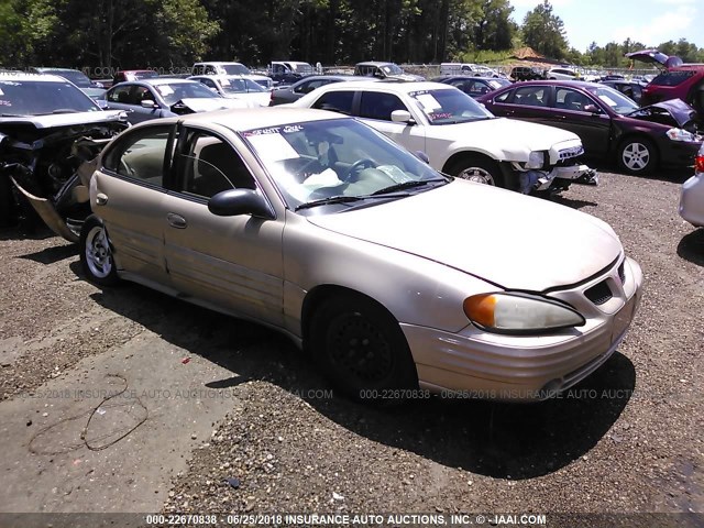 1G2NF52F12C277586 - 2002 PONTIAC GRAND AM SE1 GOLD photo 1