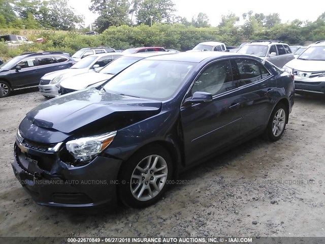1G11C5SL4FF233880 - 2015 CHEVROLET MALIBU 1LT 蓝色 照片 2