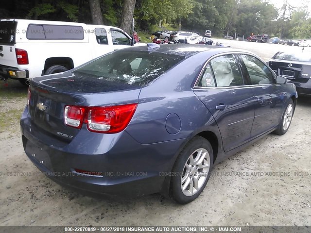 1G11C5SL4FF233880 - 2015 CHEVROLET MALIBU 1LT 蓝色 照片 4