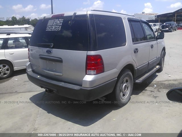 1FMPU14WX4LA94492 - 2004 FORD EXPEDITION XLS SILVER photo 4