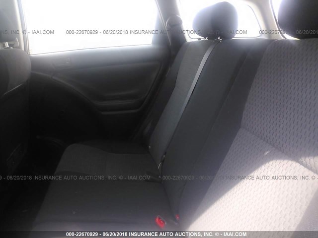 2T1KR32E06C596332 - 2006 TOYOTA COROLLA MATRIX XR Light Blue photo 8