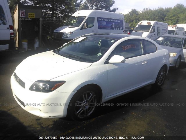 JTKDE167980269941 - 2008 TOYOTA SCION TC 白色 照片 2