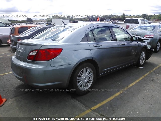 1C3LC56D89N543371 - 2009 CHRYSLER SEBRING TOURING/LIMITED GRAY photo 4