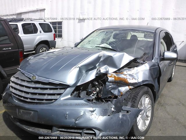 1C3LC56D89N543371 - 2009 CHRYSLER SEBRING TOURING/LIMITED GRAY photo 6