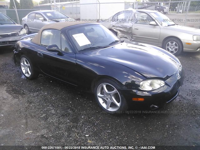 JM1NB353920224228 - 2002 MAZDA MX-5 MIATA LS BLACK photo 1