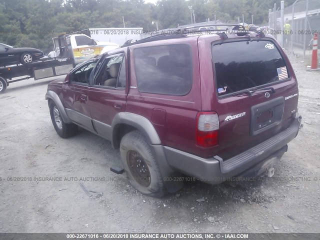 JT3HN87R0Y0271633 - 2000 TOYOTA 4RUNNER LIMITED RED photo 3