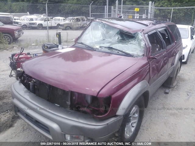 JT3HN87R0Y0271633 - 2000 TOYOTA 4RUNNER LIMITED RED photo 6