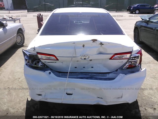 4T1BF1FK5CU122092 - 2012 TOYOTA CAMRY SE/LE/XLE 白色 照片 6