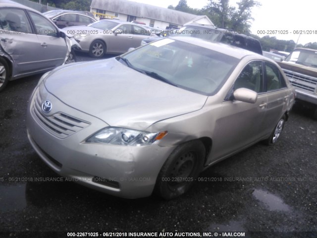 4T1BE46K87U017699 - 2007 TOYOTA CAMRY NEW GENERAT CE/LE/XLE/SE TAN photo 2