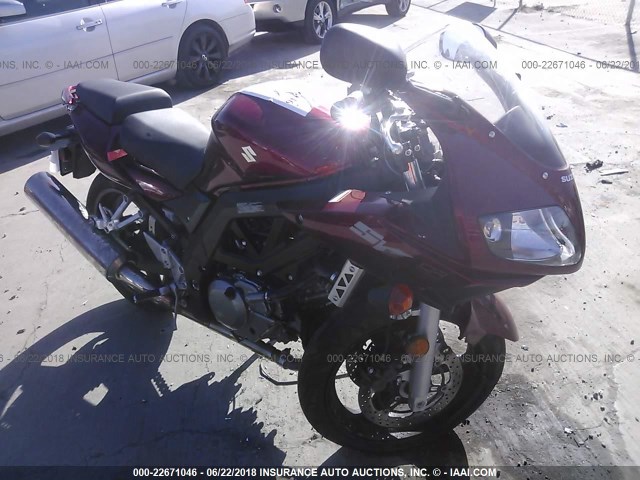 JS1VP53AX72100179 - 2007 SUZUKI SV650 RED photo 1