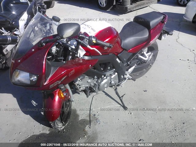 JS1VP53AX72100179 - 2007 SUZUKI SV650 RED photo 2