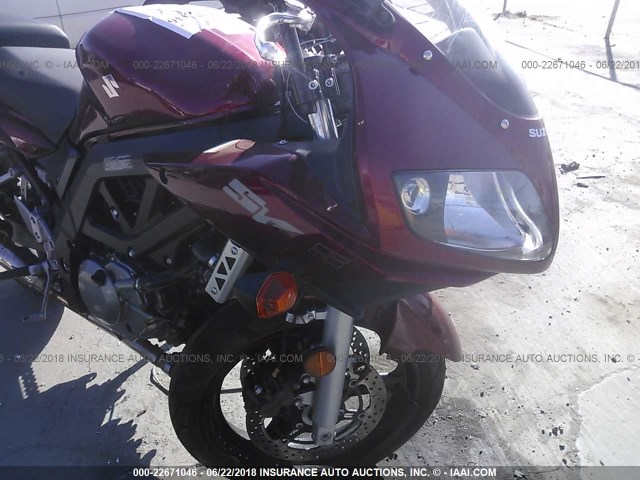 JS1VP53AX72100179 - 2007 SUZUKI SV650 RED photo 5