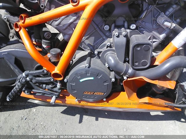 VBKVR9408EM905983 - 2014 KTM 1190 RC8 ORANGE photo 8