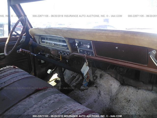 F26YRF10861 - 1969 FORD F250 BROWN photo 5