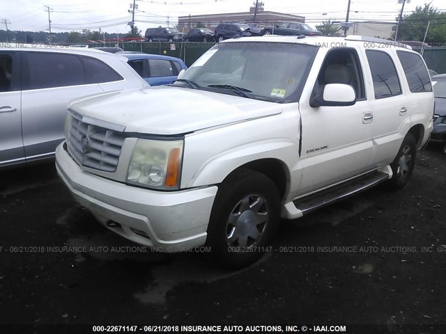 1GYEK63N74R189395 - 2004 CADILLAC ESCALADE LUXURY WHITE photo 2