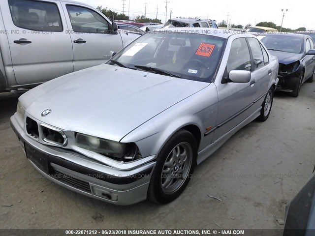 WBACD4321WAV62799 - 1998 BMW 328 I AUTOMATIC SILVER photo 2