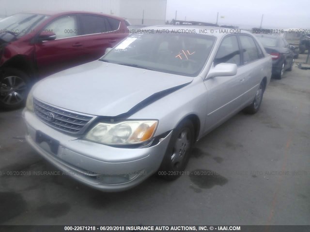 4T1BF28B63U272313 - 2003 TOYOTA AVALON XL/XLS GRAY photo 2