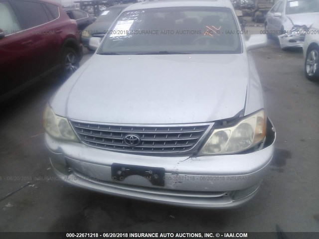 4T1BF28B63U272313 - 2003 TOYOTA AVALON XL/XLS GRAY photo 6