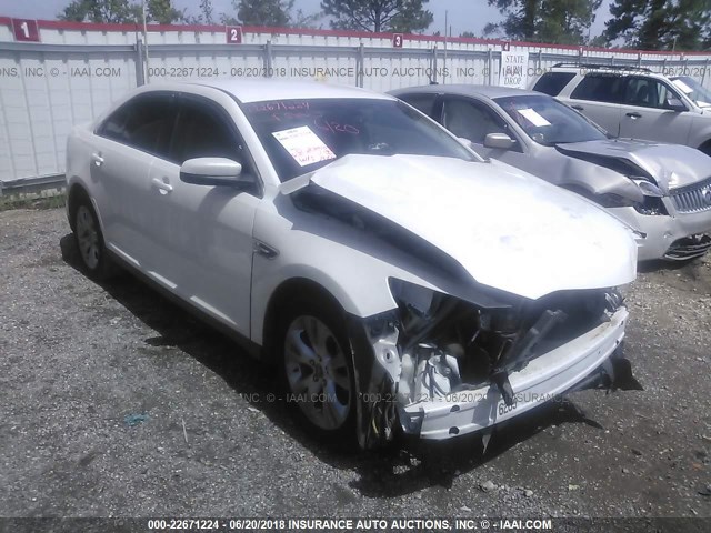 1FAHP2EW0BG145286 - 2011 FORD TAURUS SEL WHITE photo 1