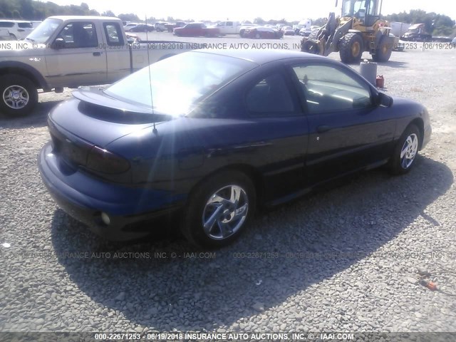 1G2JB124027406007 - 2002 PONTIAC SUNFIRE SE BLUE photo 4