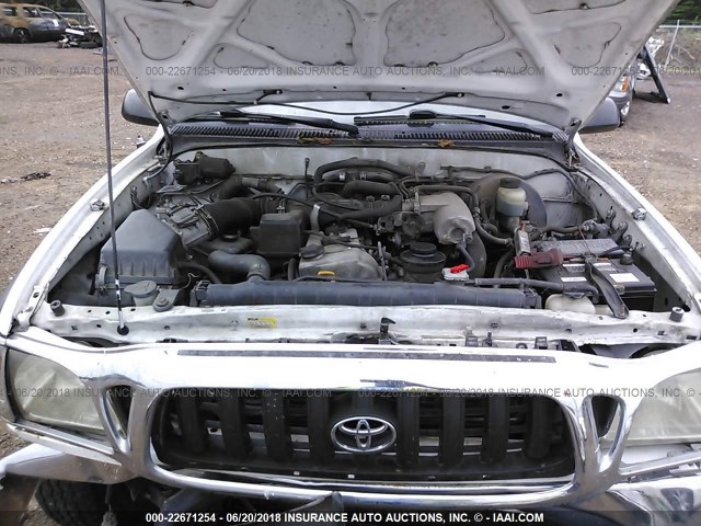5TESM92N73Z272186 - 2003 TOYOTA TACOMA XTRACAB PRERUNNER თეთრი ფოტო 10