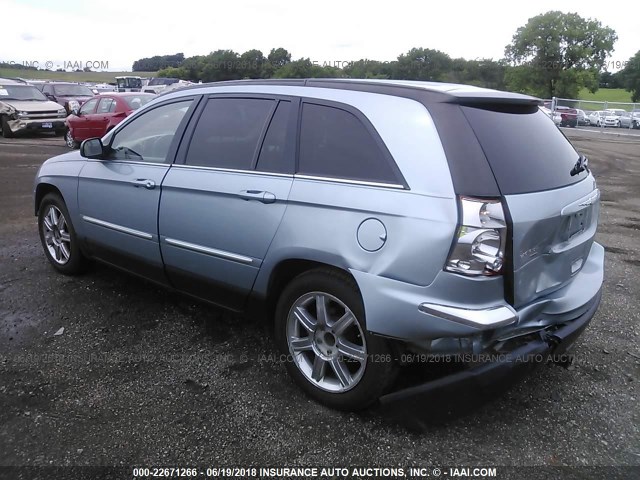 2C4GM68475R273267 - 2005 CHRYSLER PACIFICA TOURING Light Blue photo 3