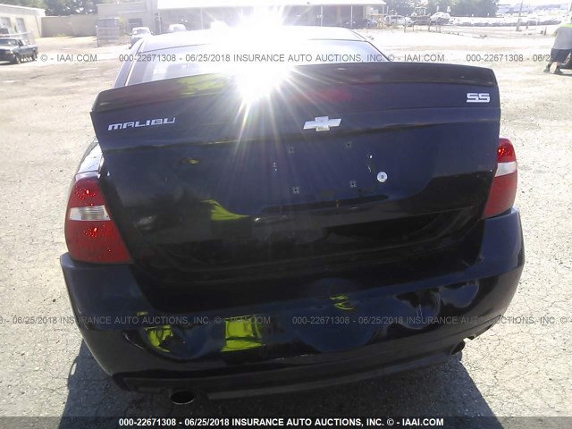 1G1ZW53116F231625 - 2006 CHEVROLET MALIBU SS 黑色 照片 6