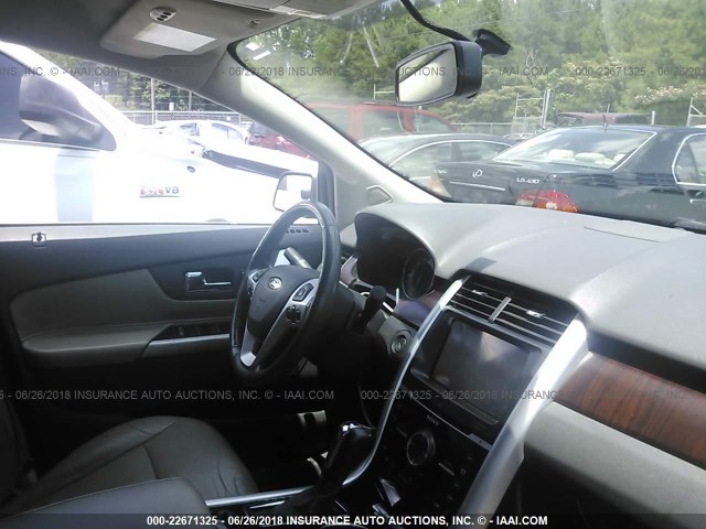 2FMDK3KCXCBA05290 - 2012 FORD EDGE LIMITED GREEN photo 5