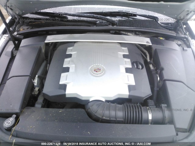 1G6DU57V290127644 - 2009 CADILLAC CTS HI FEATURE V6 SILVER photo 10