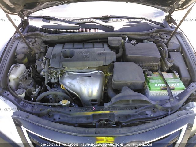 4T4BF3EK2BR163457 - 2011 TOYOTA CAMRY SE/LE/XLE BLACK photo 10