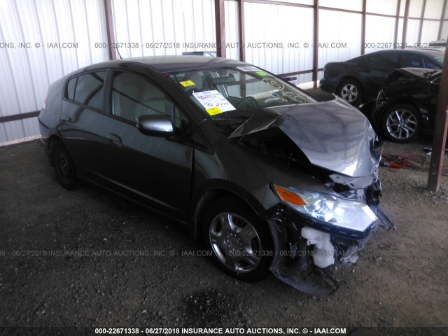 JHMZE2H50CS002102 - 2012 HONDA INSIGHT LX GRAY photo 1