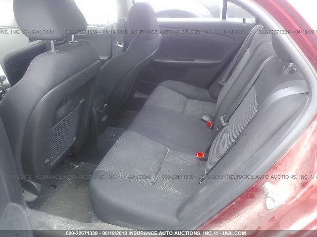 1G1ZC5E07CF356783 - 2012 CHEVROLET MALIBU 1LT 红色 照片 8