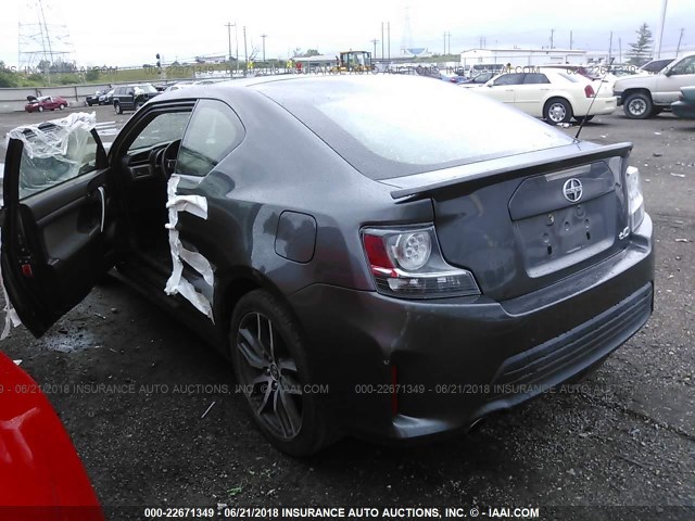 JTKJF5C74E3082984 - 2014 TOYOTA SCION TC 灰色 照片 3